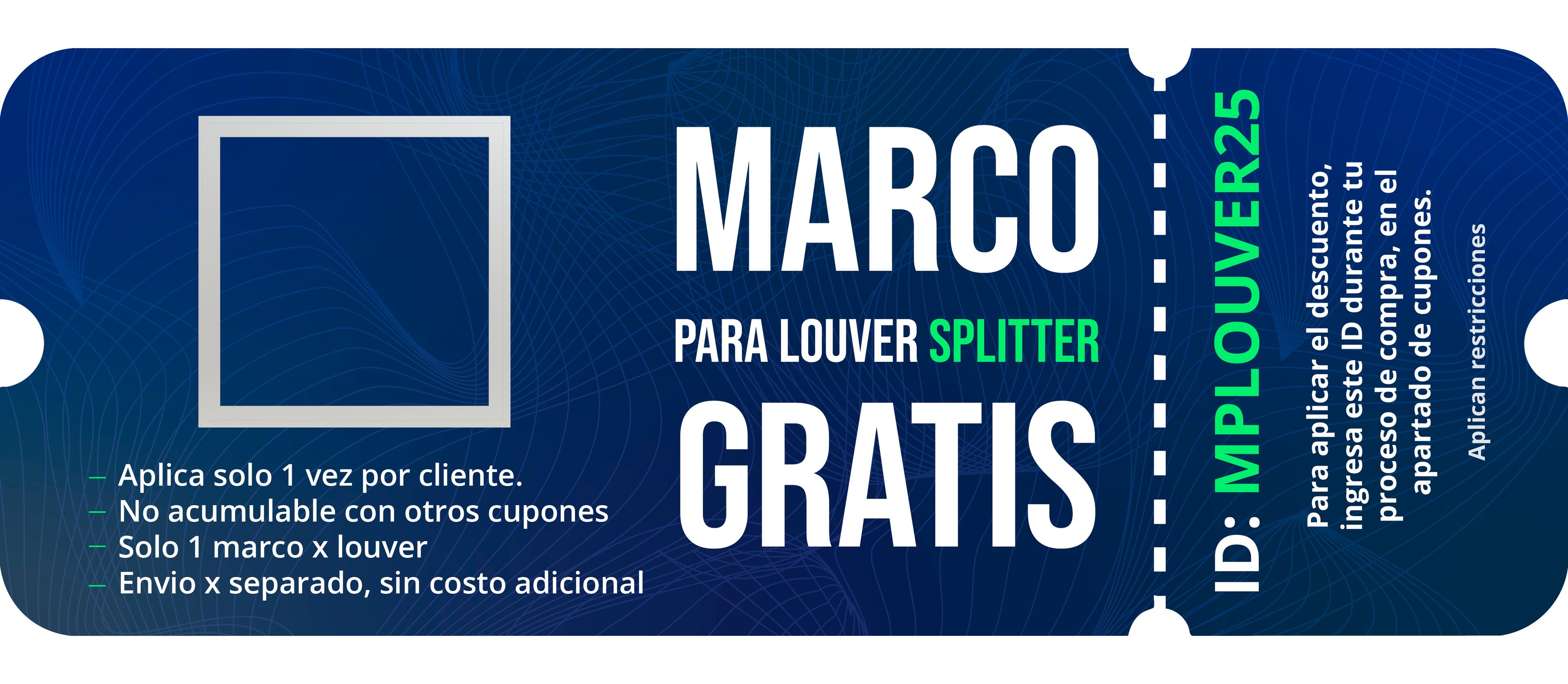 Carrusel banner 4 marco de louver